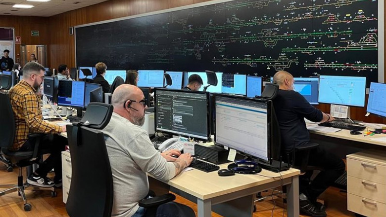 ep centro de gestion de rodalies de catalunya en la estacion de el clot en barcelona