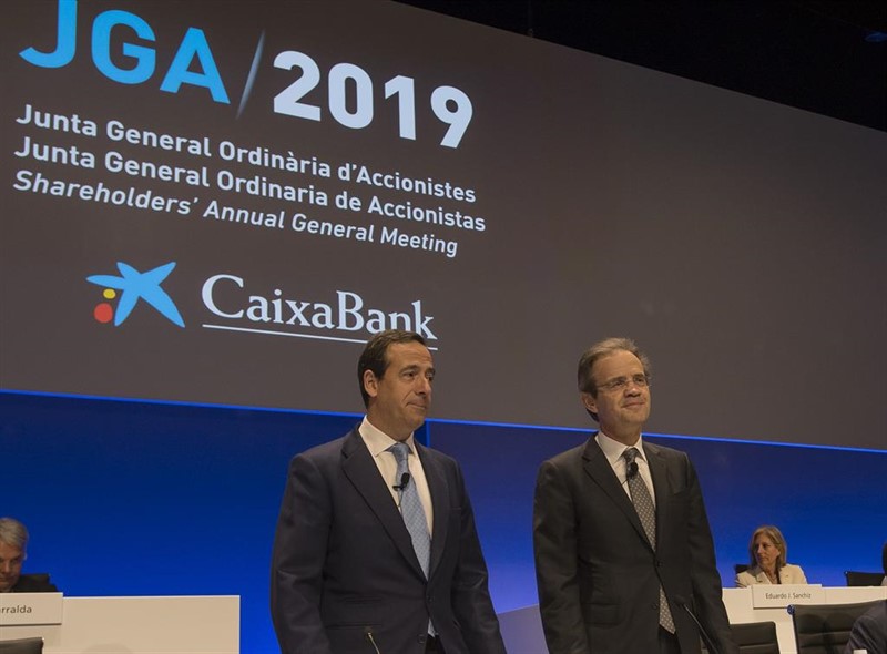 ep el consejero delegado de caixabank gonzalo gortazar y el presidente de caixabank jordi gual ep el consejero delegado de caixabank gonzalo gortazar y el presidente de caixabank jordi gual