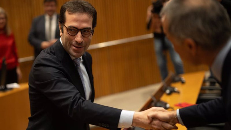 ep el ministro de economia comercio y empresa carlos cuerpo llega a la comision mixta para la union ep el ministro de economia comercio y empresa carlos cuerpo llega a la comision mixta para la union