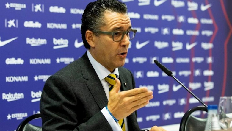 ep el portavoz de la junta directiva del fc barcelona josep vives en rueda de prensa ep el portavoz de la junta directiva del fc barcelona josep vives en rueda de prensa
