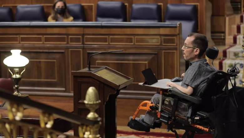 El portavoz de Unidas Podemos en el Congreso, Pablo Echenique, en una sesión plenaria en el Congreso | Eduardo Parra - Europa Press ep el portavoz de unidas podemos en el congreso pablo echenique en una sesion plenaria en el