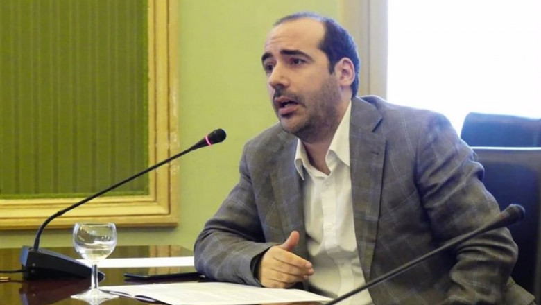 El portavoz de Unidas Podemos en el Parlament, Alejandro López. | UNIDAS PODEMOS ep el portavoz de unidas podemos en el parlament alejandro lopez