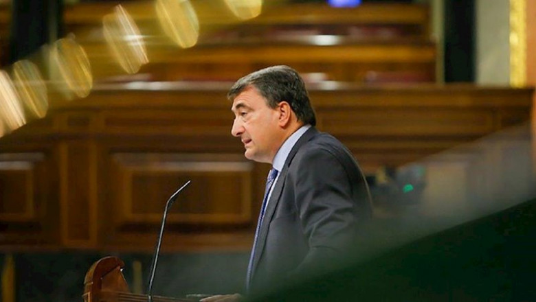 ep el portavoz del pnv en el congreso de los diputados aitor esteban en pleno
