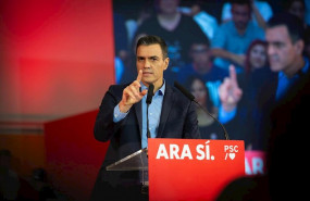 ep el presidente del gobierno en funciones pedro sanchez interviene en un acto politico en