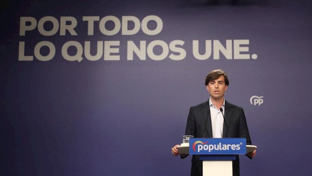 ep el vicesecretario de comunicacion del partido popular pablo montesinos durante la rueda de prensa 20191210185305