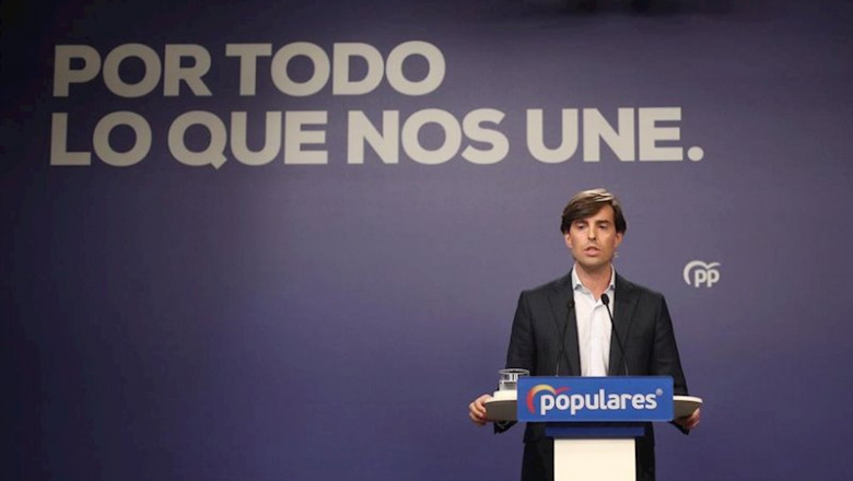 El vicesecretario de Comunicación del Partido Popular, Pablo Montesinos, durante la rueda de prensa ofrecida tras la reunión del Comité de Dirección del PP, en Madrid (España), a 26 de noviembre de 2019. | Eduardo Parra - Europa Press ep el vicesecretario de comunicacion del partido popular pablo montesinos durante la rueda de prensa 20191210185305