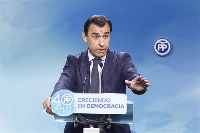 Fernando Martínez-Maillo da una rueda de prensa en la sede del PP | EUROPA PRESS ep fernando martinez-maillo daruedaprensala sedepp