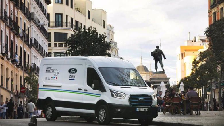 ep ford espana cede una nueva e transit custom a los comerciante del rastro electricity en madrid ep ford espana cede una nueva e transit custom a los comerciante del rastro electricity en madrid