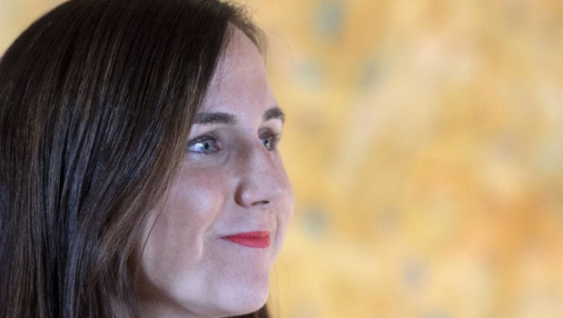 ep la secretaria general de podemos ione belarra comparece ante los medios tras una reunion en el
