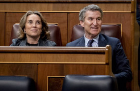 ep la secretaria general del partido popular cuca gamarra y el presidente del pp alberto nunez