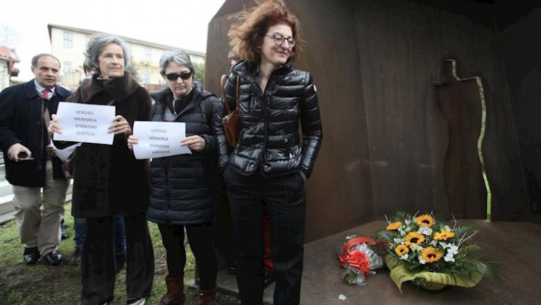 La vicepresidenta primera de la Comisión de Libertades Civiles, Justicia e Interior del Parlamento Europeo, Maite Pagazaurtundua, en el homenaje a su hermano, Joseba Pagazaurtundua | Nagore Iraola - Europa Press ep la vicepresidenta primera de la comision de libertades civiles justicia e interior del parlamento