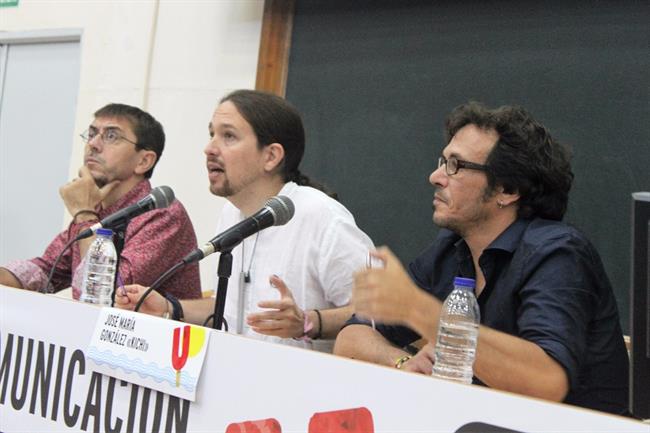 Pablo Iglesias, José María González Kichi y Juan Carlos Monedero | Europa Press/Archivo ep pablo iglesias jose maria gonzalez kichijuan carlos monedero