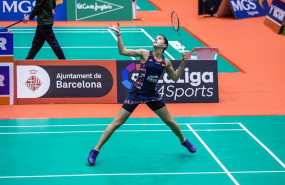 ep participacion de la jugadora de badminton carolina marin en el masters de espana 2020 celebrado