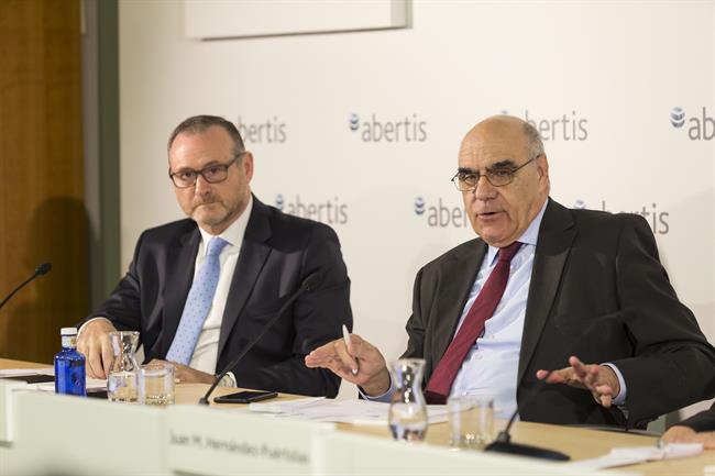 El presidente de Abertis, Salvador Alemany, y José Aljaro, director general | ABERTIS ep president dabertis salvador alemany iseu primer executiu jose aljaro