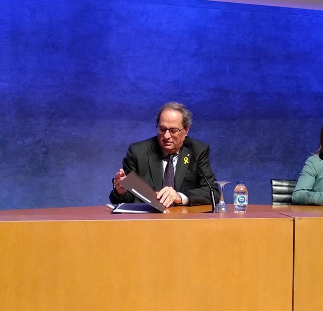 El presidente de la Generalitat, Quim Torra | EUROPA PRESS ep presidentela generalitat quim torra 20181205111902