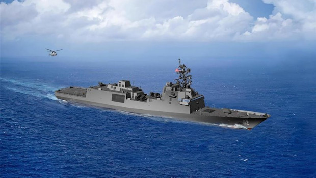 ep recreacion virtual de la nueva fragata de la armada estadounidense