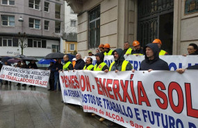 ep una protesta de alcoa en lugo