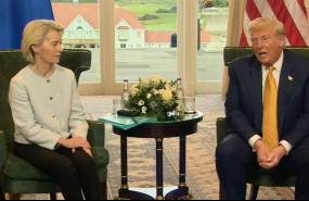 ep ursula von der leyen y donald trump en turnberry escocia