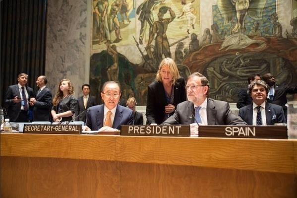 mariano rajoy y ban ki moon