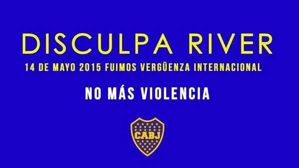 Vídeo: Boca Juniors - River Plate: Los hinchas de Boca piden perdón por  redes 