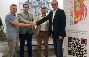 desde izquierda dr carlos santos upo dr javier abril cna dr antonio daz cic antonio lpez enach