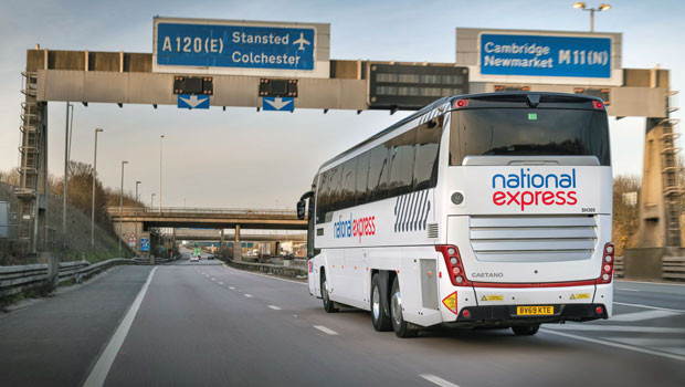 dl national express autocar services de transport de passagers autocars logo ftse 250