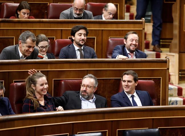 Albert Rivera y diputados de Ciudadanos | EUROPA PRESS - Archivo ep albert riveradiputadosciudadanos 20180607185103