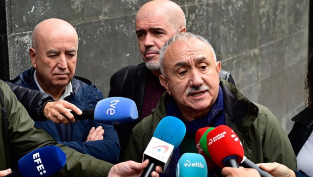 ep archivo   el secretario general de ugt pepe alvarez y el secretario general de ccoo unai sordo