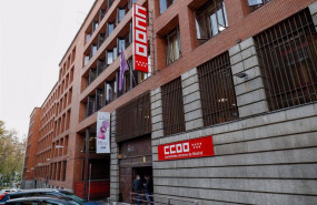 ep archivo   fachada de la sede de comisiones obreras el sindicato ccoo en la calle lope de vega 38