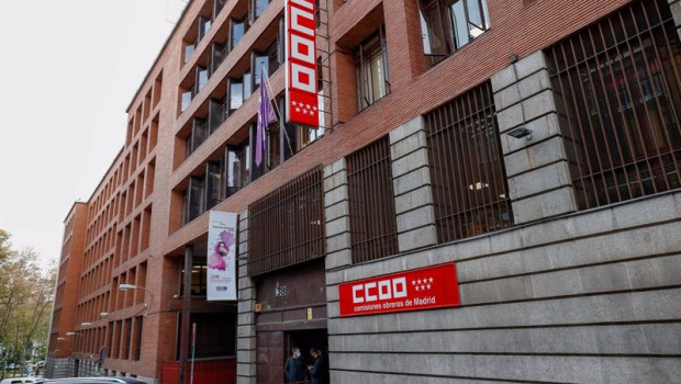 ep archivo   fachada de la sede de comisiones obreras el sindicato ccoo en la calle lope de vega 38
