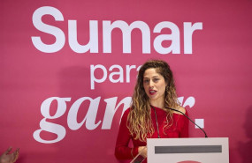 ep archivo   la coordinadora general de sumar lara hernandez durante la conferencia politica de