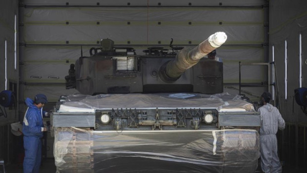 ep archivo rehabilitacion de uno de los tanques leopard en la planta de santa barbara sistemas a ep archivo rehabilitacion de uno de los tanques leopard en la planta de santa barbara sistemas a