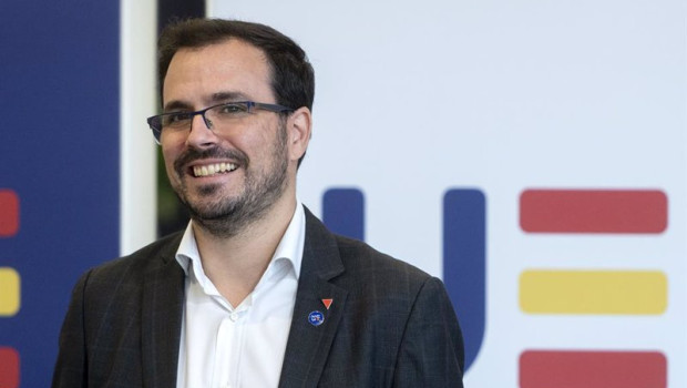 ep el ministro de consumo en funciones alberto garzon a su llegada al acto de apertura del foro