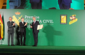 ep el ministro fernando grande-marlaska en la entrega de los premios guardia civil junto al
