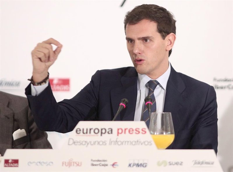 ep el presidente de ciudadanos albert rivera en el desayuno informativo de europa press