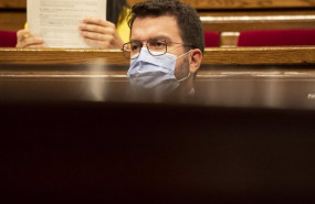 ep el presidente de la generalitat pere aragons en un debate de politica general en el parlament de