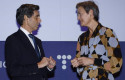 ep el presidente ejecutivo de telefonica jose maria alvarez pallete y la vicepresidenta de la