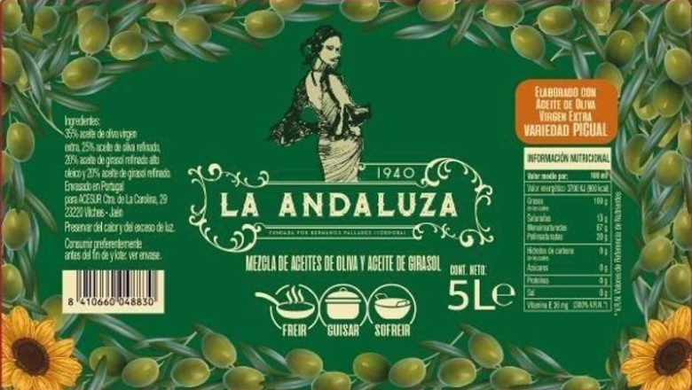 ep etiqueta de aceite de oliva con mezcla de aceites de girasol y oliva ep etiqueta de aceite de oliva con mezcla de aceites de girasol y oliva