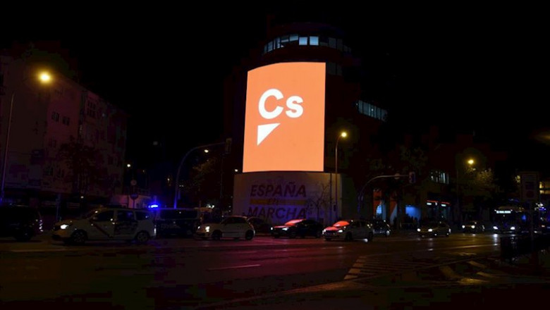 Fachada de la sede central de Ciudadanos. | Fernando Sánchez - Europa Press - Archivo ep fachada de la sede central de ciudadanos