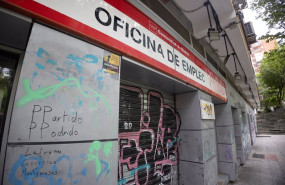ep fachada de una oficina del sepe a 6 de mayo de 2024 en madrid espana