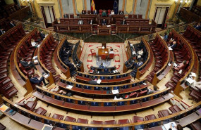 ep hemiciclo del congreso en el debate de la quinta prorroga del estado de alarma