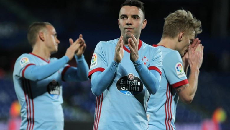 Iago Aspas, en un partido con el Celta. | AFP7 - Archivo ep iago aspas enpartidocelta