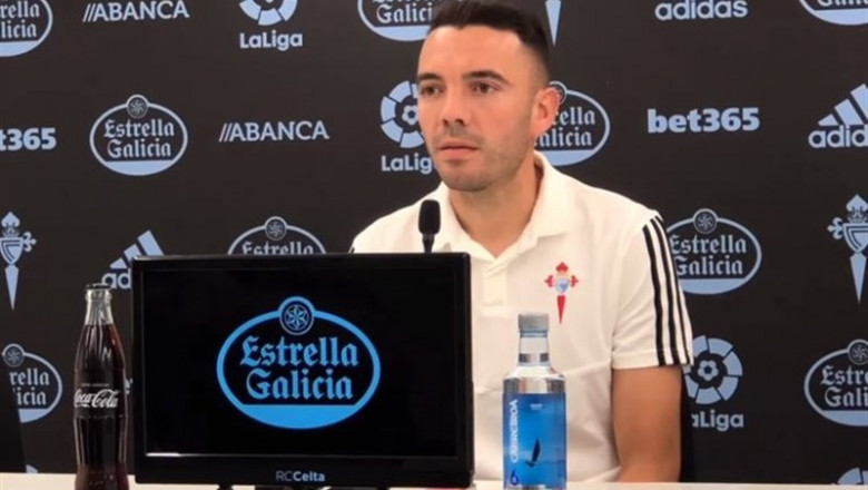 Iago Aspas en rueda de prensa | EUROPA PRESS ep iago aspasruedaprensa