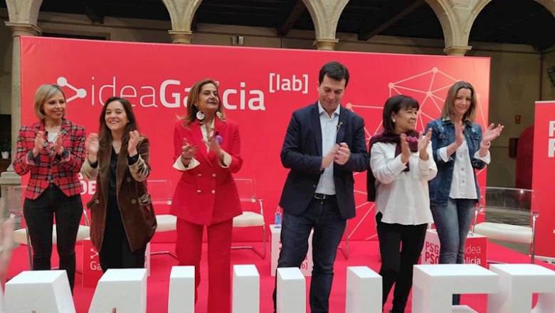 IdealLab del PSdeG con mujeres socialistas y el candidato del partido a la presidencia de la Xunta, Gonzalo Caballero | EUROPA PRESS ep ideallab del psdeg con mujeres socialistas y el candidato del partido a la presidencia de la