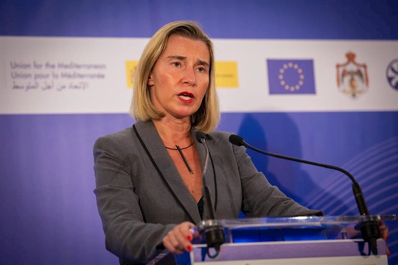 ep la alta representante de politica exterior y seguridad comun de la ue federica mogherini