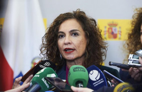 ep la ministra de hacienda y portavoz del gobierno maria jesus montero atiende a los medios de
