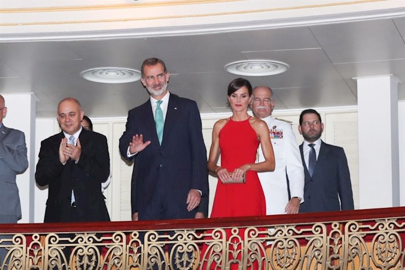 ep los reyes asisten a una gala de danza en su honor en el gran teatro de la habana