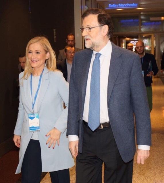 Mariano Rajoy y Cristina Cifuentes en el Congreso del PP de Madrid | TWITTER CRISTINA CIFUENTES ep mariano rajoy cristina cifuentes congresoppmadrid
