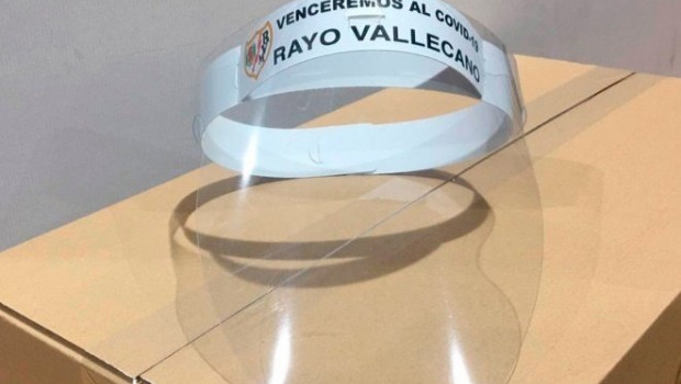 ep mascaras protectoras fabricadas por el rayo vallecano