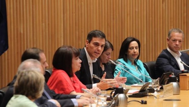 ep pedro sanchez intervienela reuniongrupo parlamentario socialista